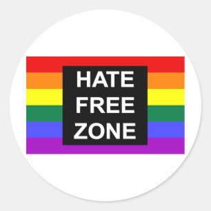 Sticker Rond Zone Haine