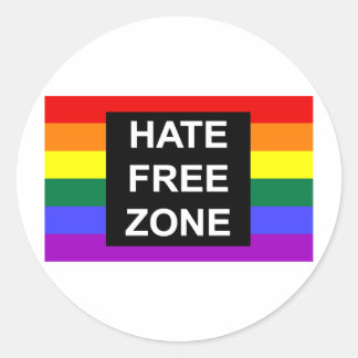 Sticker Rond Zone Haine