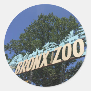 Sticker Rond Zoo de Bronx