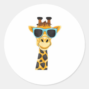 Sticker Rond Zookeeper Zoo Crew Wild Print African Safari Squad