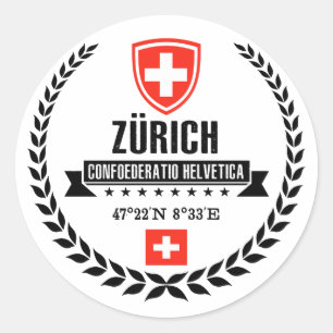 Sticker Rond Zurich
