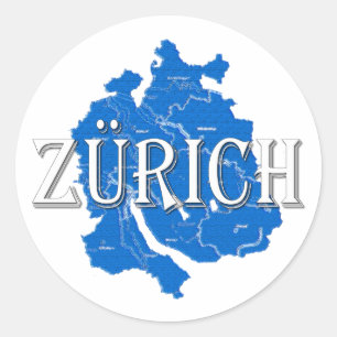 Sticker Rond Zurich