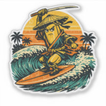 Ronin Surfeur Banane — Guerrier Vintage Été