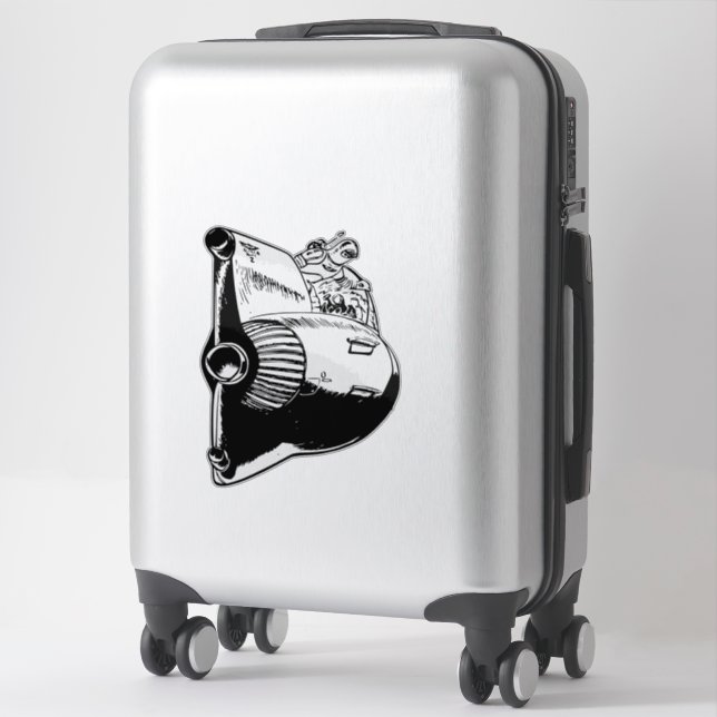 Sticker Roquette (Sur valise)