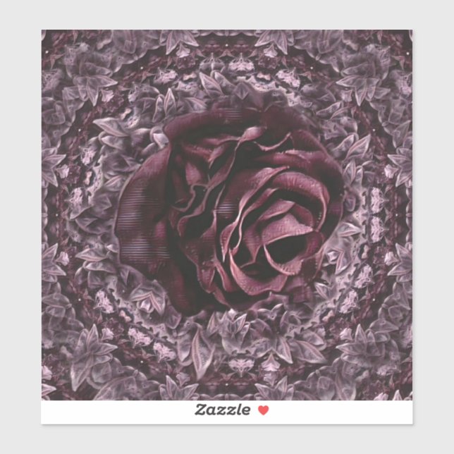 Sticker Rosace Mandala  (Feuille)