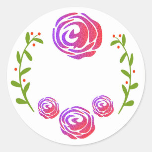 Sticker rose