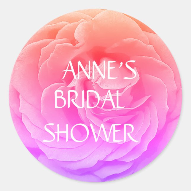 Sticker rose Blossom Photo Classic (Devant)