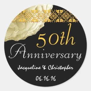 Sticker Rose CHAMPAGNE 50e anniversaire