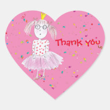 Sticker rose Confetti Party