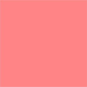 Sticker Rose corail (couleur solide)