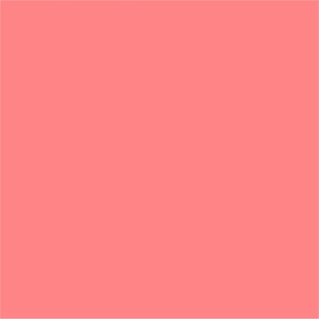 Sticker Rose corail (couleur solide) (Devant)