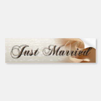 Sticker Rose de crème juste marié