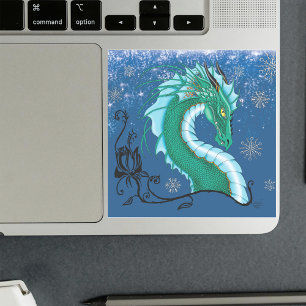 Sticker Rose d'hiver Dragon
