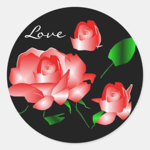 Sticker "Rose Love"