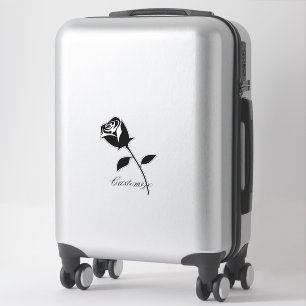 Sticker Rose noir Valentine Flower Thunder_Cove