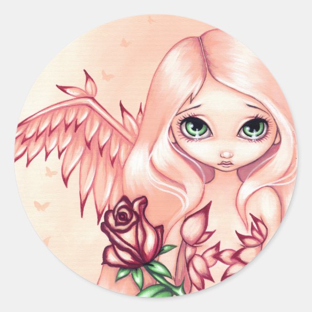 Sticker "Rose pâle" (Devant)