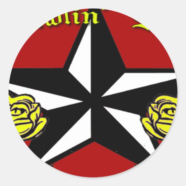 Sticker Rose Ramblin (Devant)