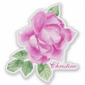 Sticker Rose rose rose rose rose rose rose rose teinte à l
