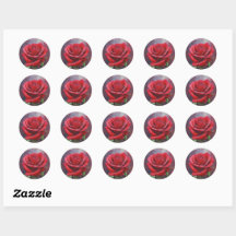 Sticker ROSE ROSE ROUGE LE PLUS BEAU