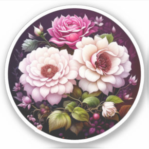 Sticker Roses roses roses florales