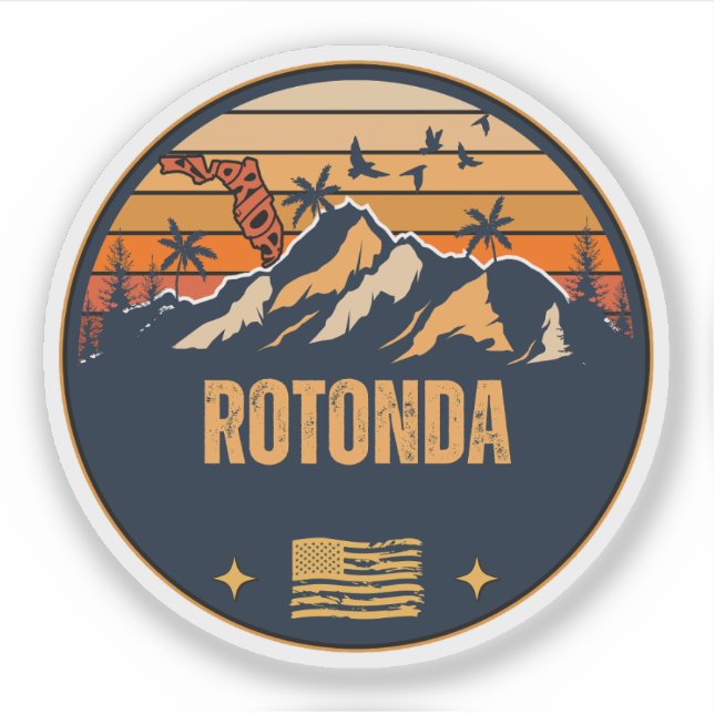 Sticker Rotonda, Floride  (Devant)
