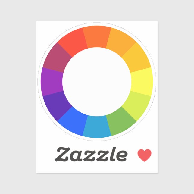 Sticker Roue chromatique (Feuille)