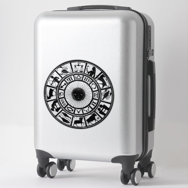Sticker Roue zodiaque (Sur valise)