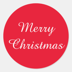 Sticker rouge blanc Amazone de Noël par Janz