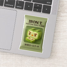 Rouleau de gâteau au matcha Iron T. : l'art des sn