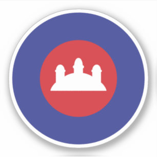 Sticker Roundel cambodgien