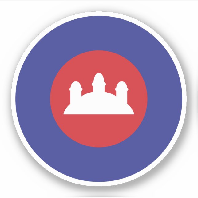 Sticker Roundel cambodgien (Devant)