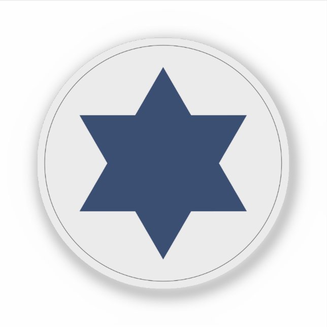 Sticker Roundel de l'armée de l'air israélienne (Devant)