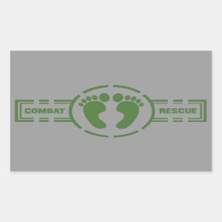 Sticker Roundel Secourt de combat | Pieds verts