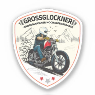 Sticker Route alpine élevée du Grossglockner Alpes autrich