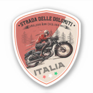 Sticker Route nationale 48 des Dolomites