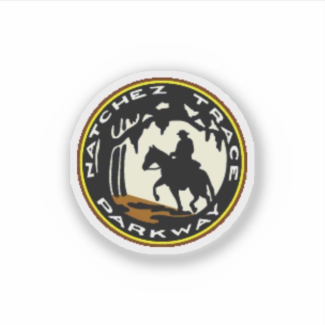 Sticker Route touristique Natchez Trace (Devant)