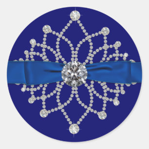 Sticker Royal Blue Diamonds
