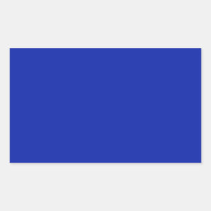 Sticker Royal Blue Rectangle