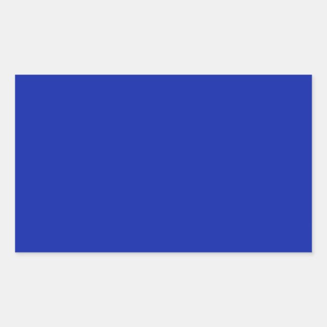 Sticker Royal Blue Rectangle (Devant)