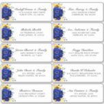 Sticker Royal Blue Rustic Tournesol Moderne Floral Mariage<br><div class="desc">Étiquettes de adresse élégants et modernes de mariage campagnard rustique avec tournesol jaune vif, pivoines bleues royales, souffle bébé, cadre floral gypsophila / couronne avec feuilles eucalyptus. S'il vous plaît trouver d'autres modèles et variantes de mon magasin "blissweddingpaperie". Et n'hésitez pas à me contacter pour plus de personnalisation ou de...</div>