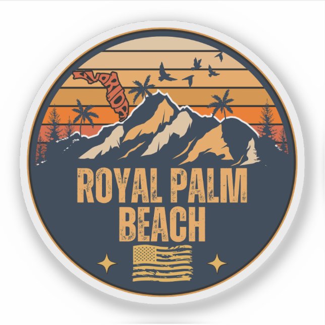 Sticker Royal Palm Beach, Floride  (Devant)