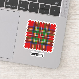 Sticker Royal Stewart Tartan
