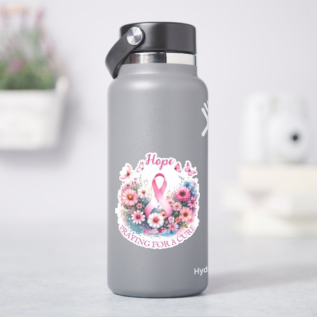 Sticker Ruban de sensibilisation au cancer du sein (HydroFlask)