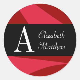 Sticker Ruby Red Personnaliser Dernier et prénom