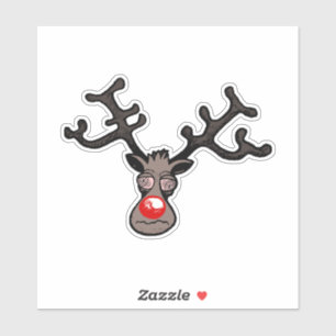Sticker Rudolph le renne