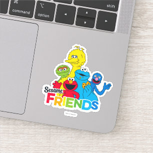 Sticker Rue Sésame Amis sésame