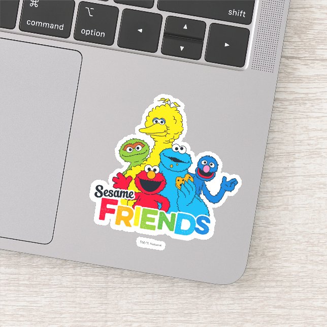 Sticker Rue Sésame | Amis sésame (Détail)