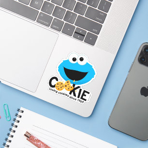 Sticker Rue Sésame   Cookie Monster Lookies