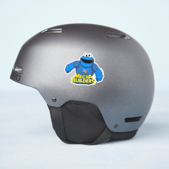Sticker Rue Sésame | Méca Builders Cookie In Action (Côté casque)