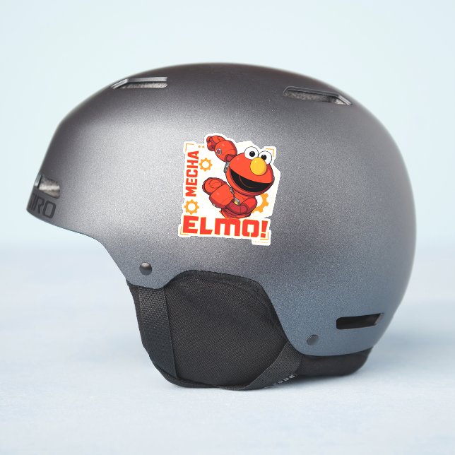 Sticker Rue Sésame | Mécaniciens Elmo Design (Côté casque)
